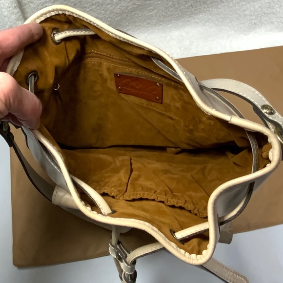 Patricia Nash Sabina Tooled Leather Drawstring Bucket Crossbody - Picture 7 of 16